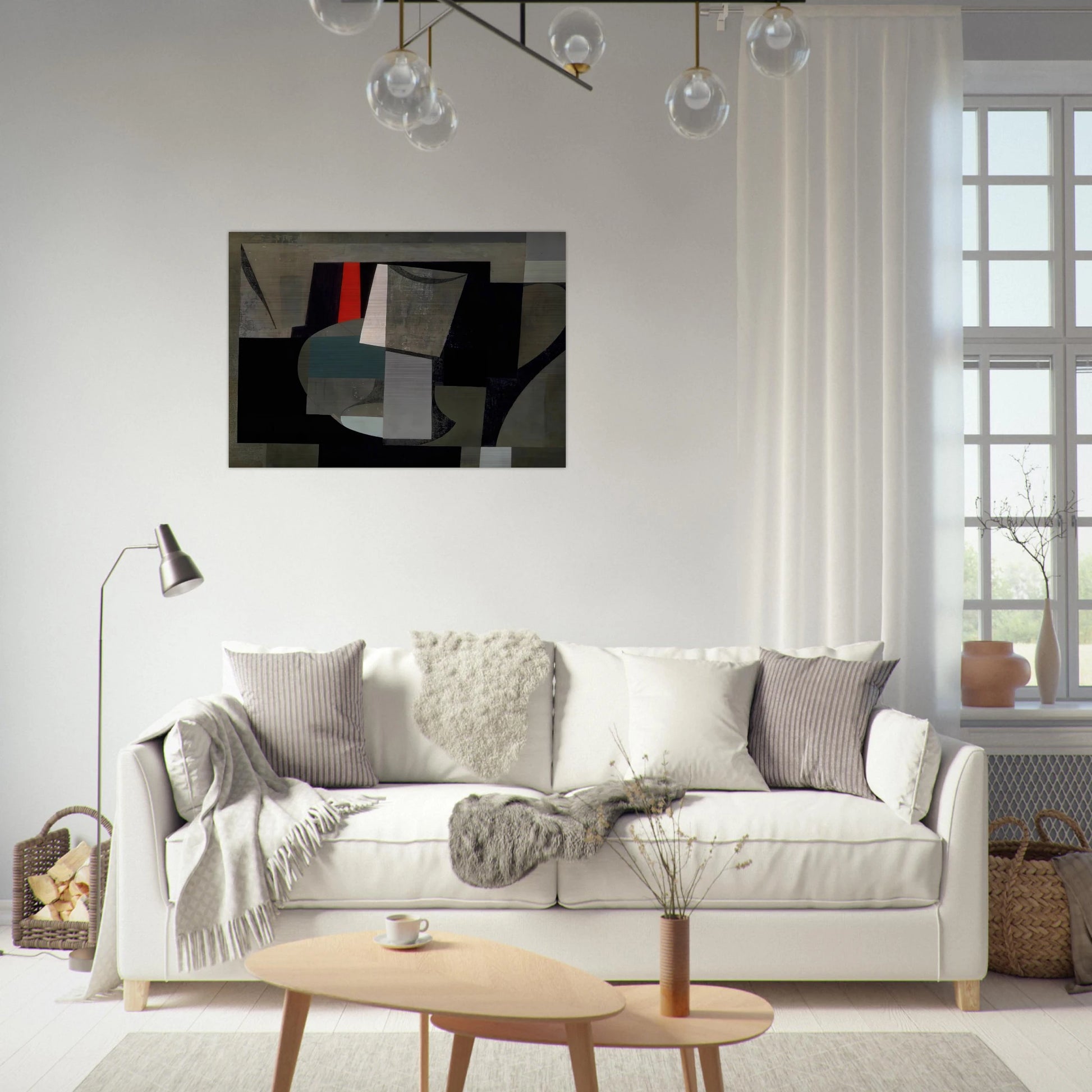 1934-6 painting - still life - 1936 - Ben Nicholson Brushed Aluminum Print - 70x100 cm / 28x40 inches | Ben Nicholson Aluminum Print | Ben Nicholson Prints
