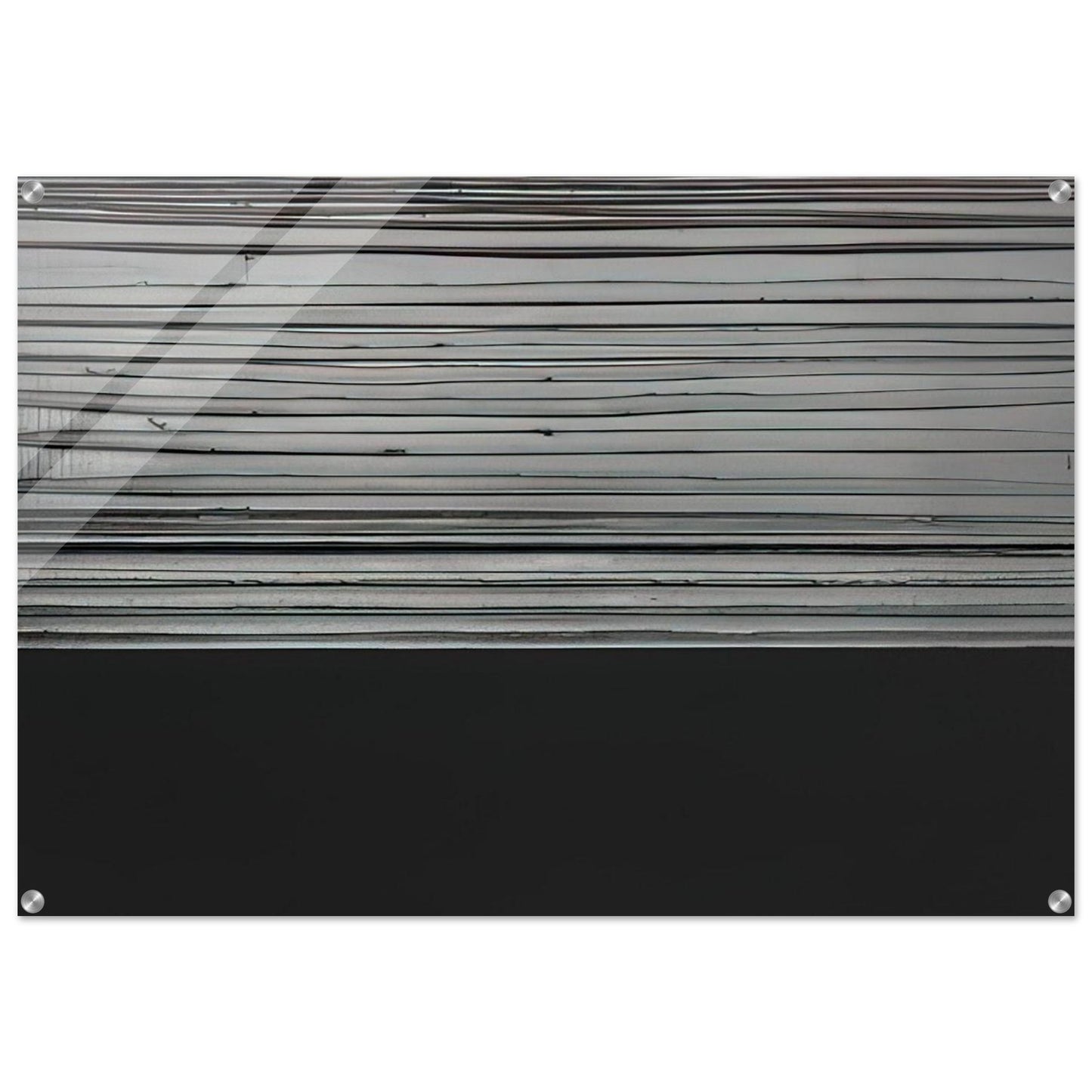 Peinture 12 November 2008 diptyque - 2008 - Pierre Soulages Acrylic Print - 70x100 cm / 28x40″ inches