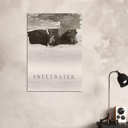 SWEETWATER 1959 - Edward Ruscha Brushed Aluminum Print - 70x100 cm / 28x40 inches | Edward Ruscha Aluminum Print | Edward Ruscha Prints