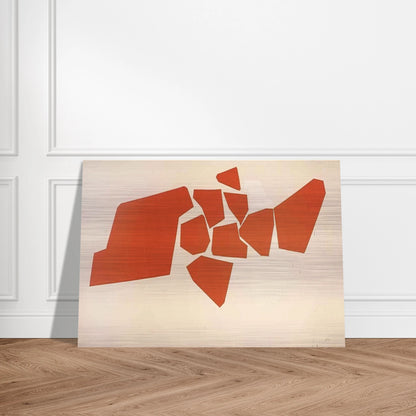 Large Fragemented Shapes - 1968 - Robert Goodnough Brushed Aluminum Print - 70x100 cm / 28x40 inches | Robert Goodnough Aluminum Print | Robert Goodnough Prints