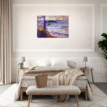 The Mediterranean Coast - Henri-Edmond Cross Acrylic Print - 70x100 cm / 28x40″ inches