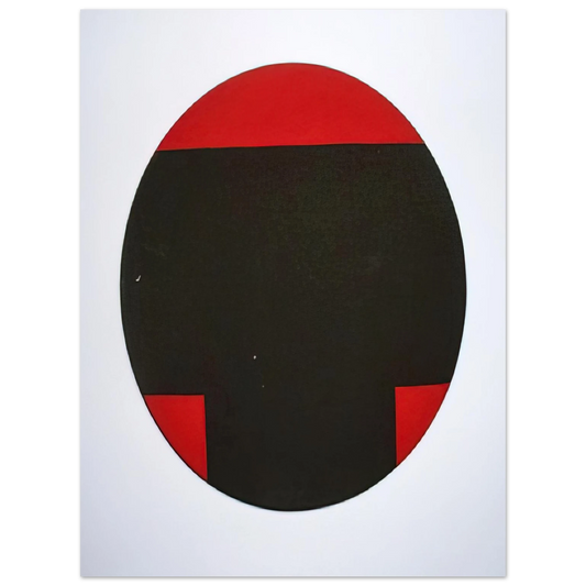 Leon Polk Smith - Big T - Hard Edge Painting  75x100 cm / 30x40inches Fine Art Poster