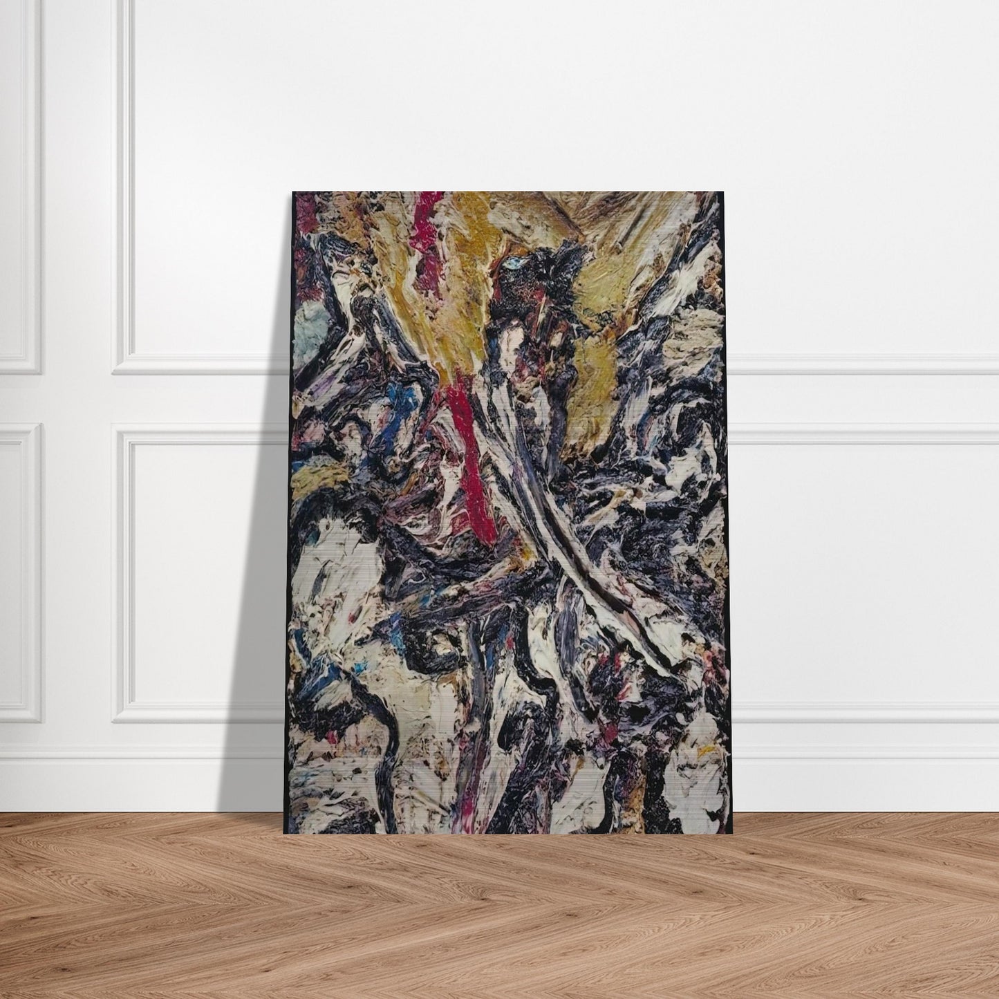 STUDY AFTER TITIAN II - Frank Auerbach Brushed Aluminum Print - 70x100 cm / 28x40 inches | Frank Auerbach Aluminum Print | Frank Auerbach Prints