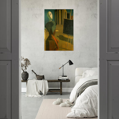 THE PROFIT 1915 - Giorgio de Chirico Brushed Aluminum Print - 70x100 cm / 28x40 inches | Giorgio de Chirico Aluminum Print | Giorgio de Chirico Prints