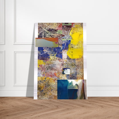 Remembering Girls Ajar - Sam Gilliam Brushed Aluminum Print - 70x100 cm / 28x40 inches | Sam Gilliam Aluminum Print | Sam Gilliam Prints