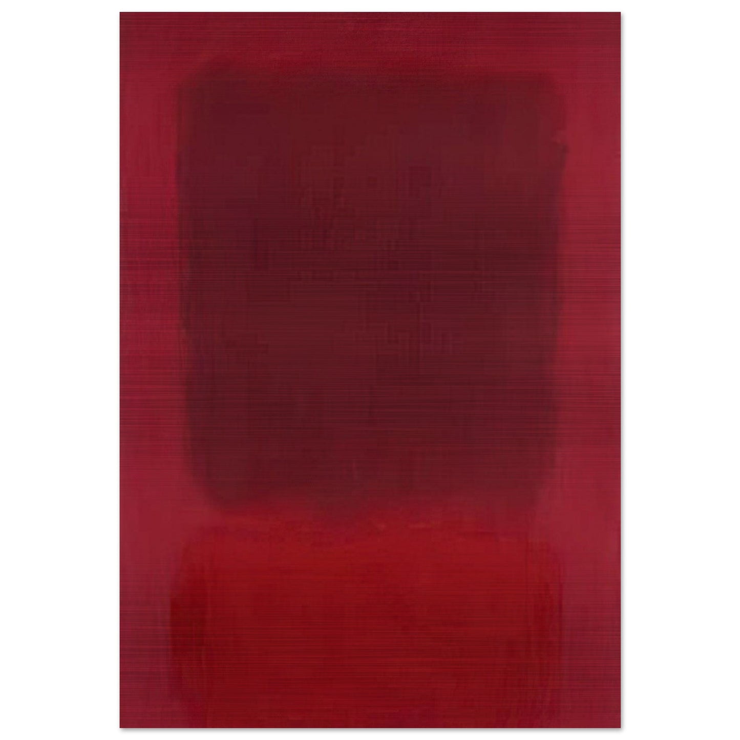 Red and Brown - 1957 - Mark Rothko Brushed Aluminum Print - 70x100 cm / 28x40 inches | Mark Rothko Aluminum Print | Mark Rothko Prints