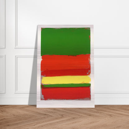 Untitled from the Shapes of Colour - 1978 - Patrick Heron Brushed Aluminum Print - 70x100 cm / 28x40 inches | Patrick Heron Aluminum Print | Patrick Heron Prints
