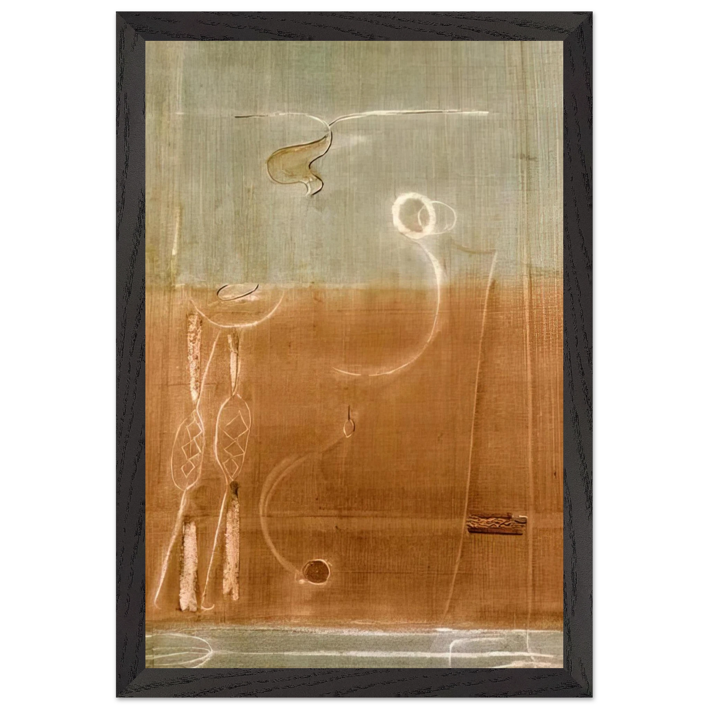 Mark Rothko - Aubade - 1944 Wall Art - 30x40 cm / 12x16 inches - Premium Wooden Framed Poster With Fine Art Paper-canvas - Wood frame
