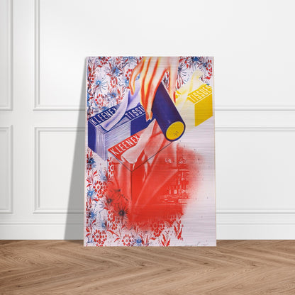 Campaign - James Rosenquist Brushed Aluminum Print - 70x100 cm / 28x40 inches | James Rosenquist Aluminum Print | James Rosenquist Prints