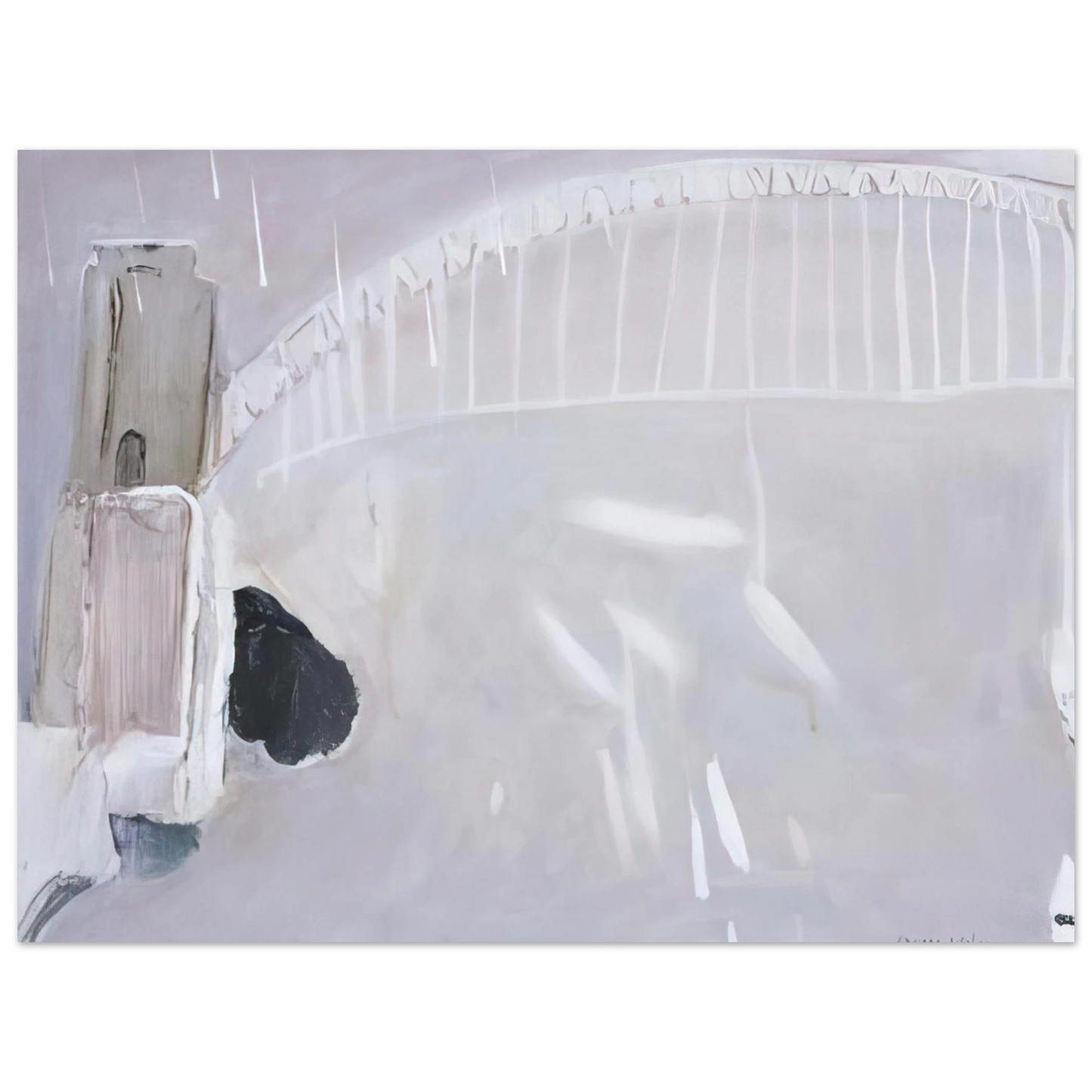 Brett Whiteley - Lavender Bay in the Rain - Neo-Expressionism  75x100 cm / 30x40inches Fine Art Poster