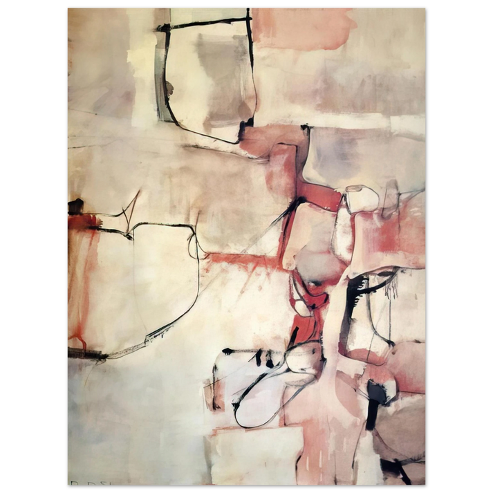 Richard Diebenkorn - Albuquerque #3  75x100 cm / 30x40inches Fine Art Poster