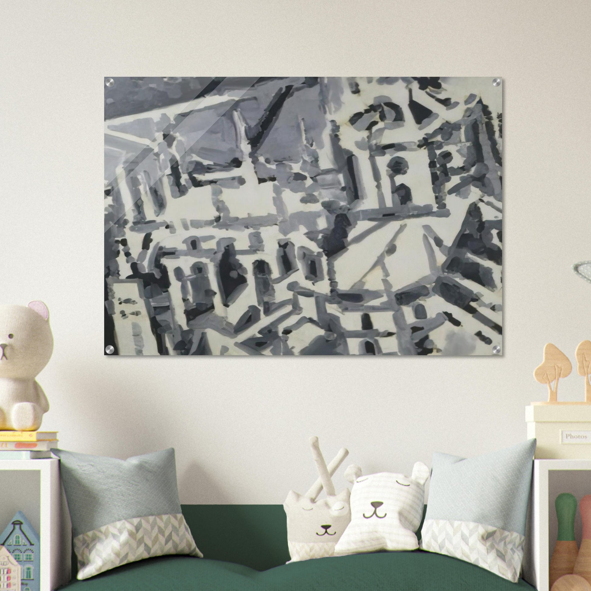 TOWNSCAPE M9 1968 - Gerhard Richter Acrylic Print - 70x100 cm / 28x40″ inches