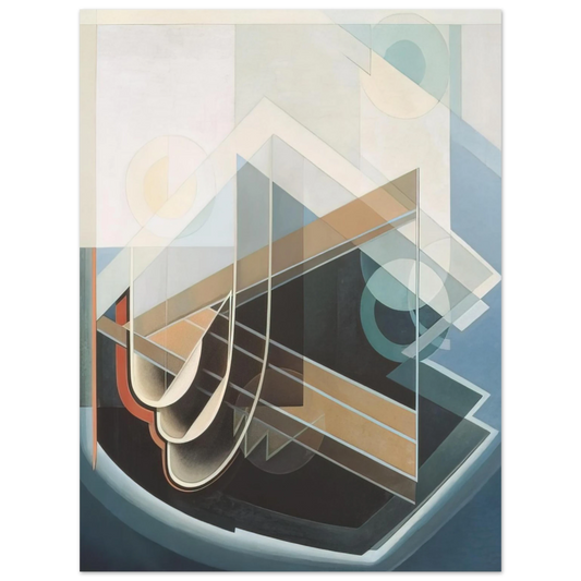 Lawren Harris - Abstract No. 7 - 1939  75x100 cm / 30x40inches Fine Art Poster