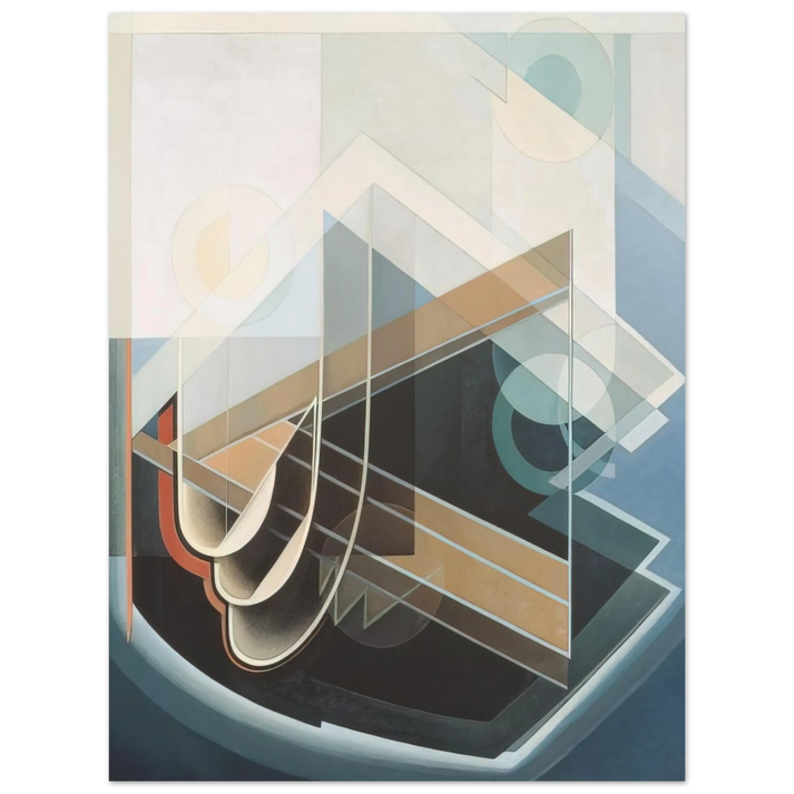Lawren Harris - Abstract No. 7 - 1939  75x100 cm / 30x40inches Fine Art Poster
