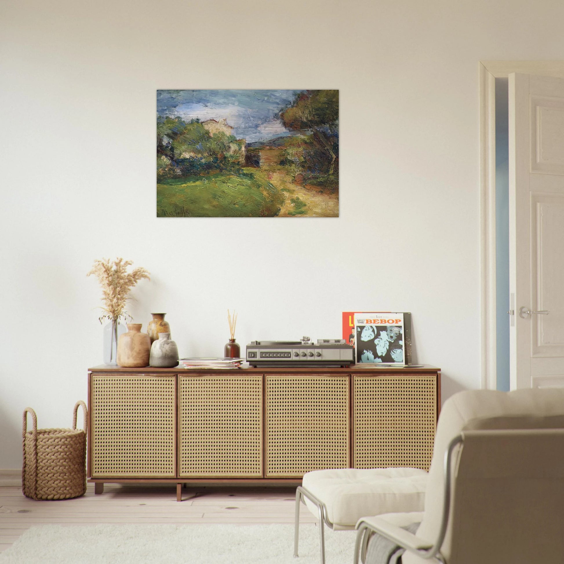 PETIT PAYSAGE CORSE 1898 - Henri Matisse Brushed Aluminum Print - 70x100 cm / 28x40 inches | Henri Matisse Aluminum Print | Henri Matisse Prints