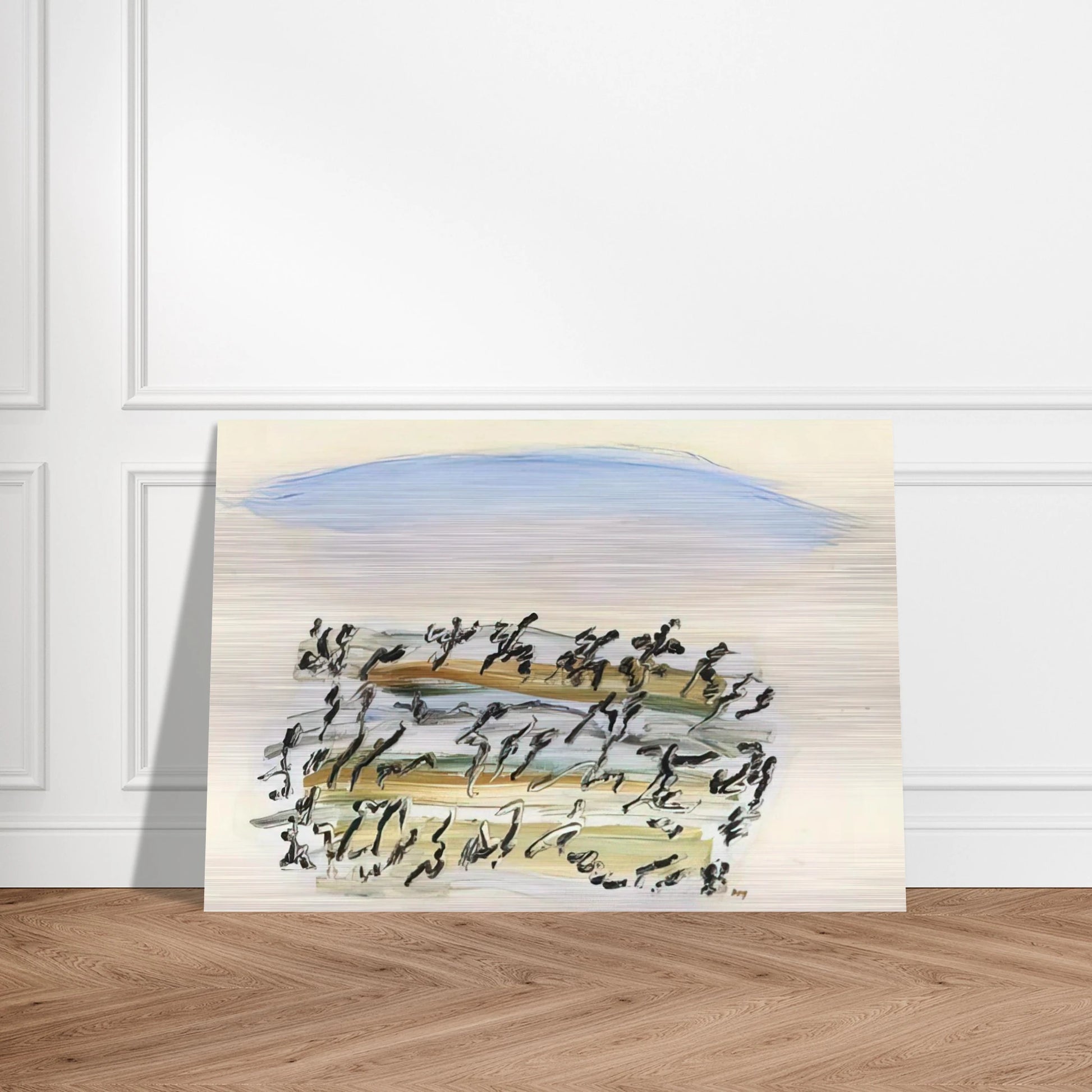 UNTITLED 4 - Henri Michaux Brushed Aluminum Print - 70x100 cm / 28x40 inches | Henri Michaux Aluminum Print | Henri Michaux Prints