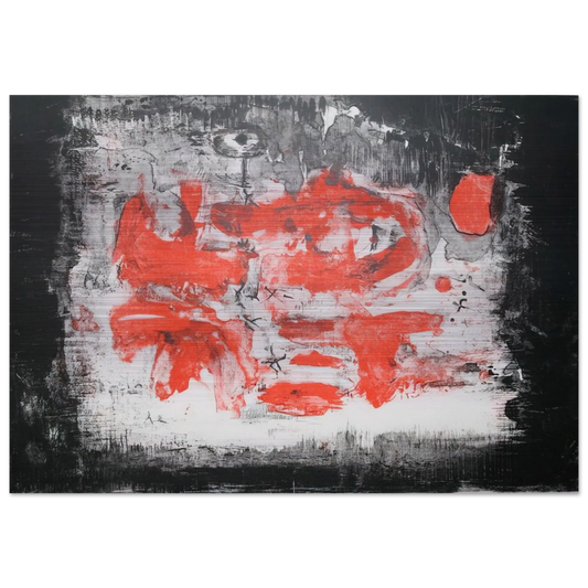 UNTITLED 1956 1 - Zao Wou-Ki Brushed Aluminum Print - 70x100 cm / 28x40 inches | Zao Wou-Ki Aluminum Print | Zao Wou-Ki Prints