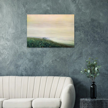 Dnieper in the morning - Arkhyp Kuindzhi Brushed Aluminum Print - 70x100 cm / 28x40 inches | Arkhyp Kuindzhi Aluminum Print | Arkhyp Kuindzhi Prints