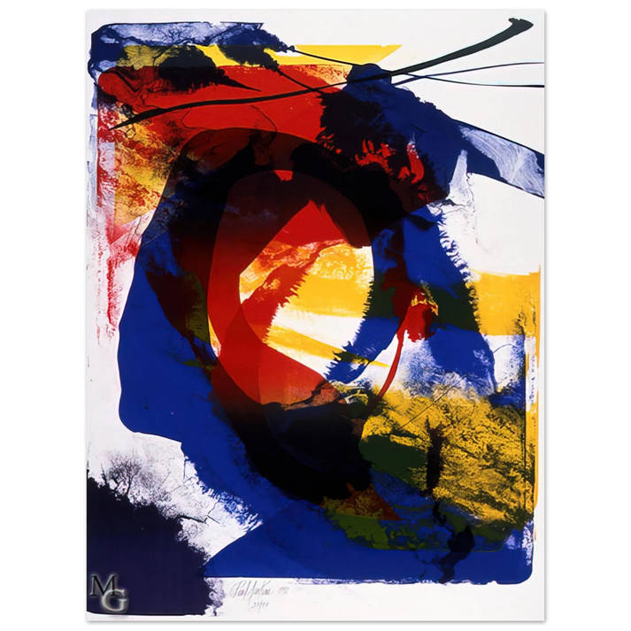 Paul Jenkins - Distance Finding Mozart  75x100 cm / 30x40inches Fine Art Poster