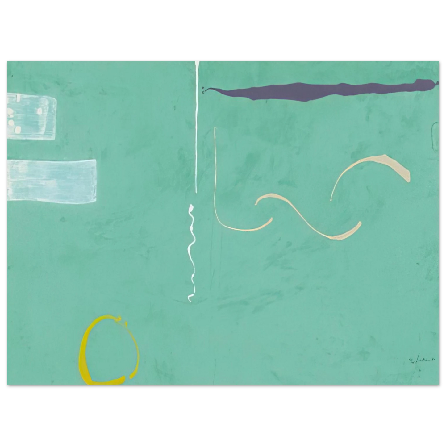 Helen Frankenthaler - Tahiti - 1989 Wall art - 30x40 cm / 12x16 inches - Fine Art Poster-canvas - -