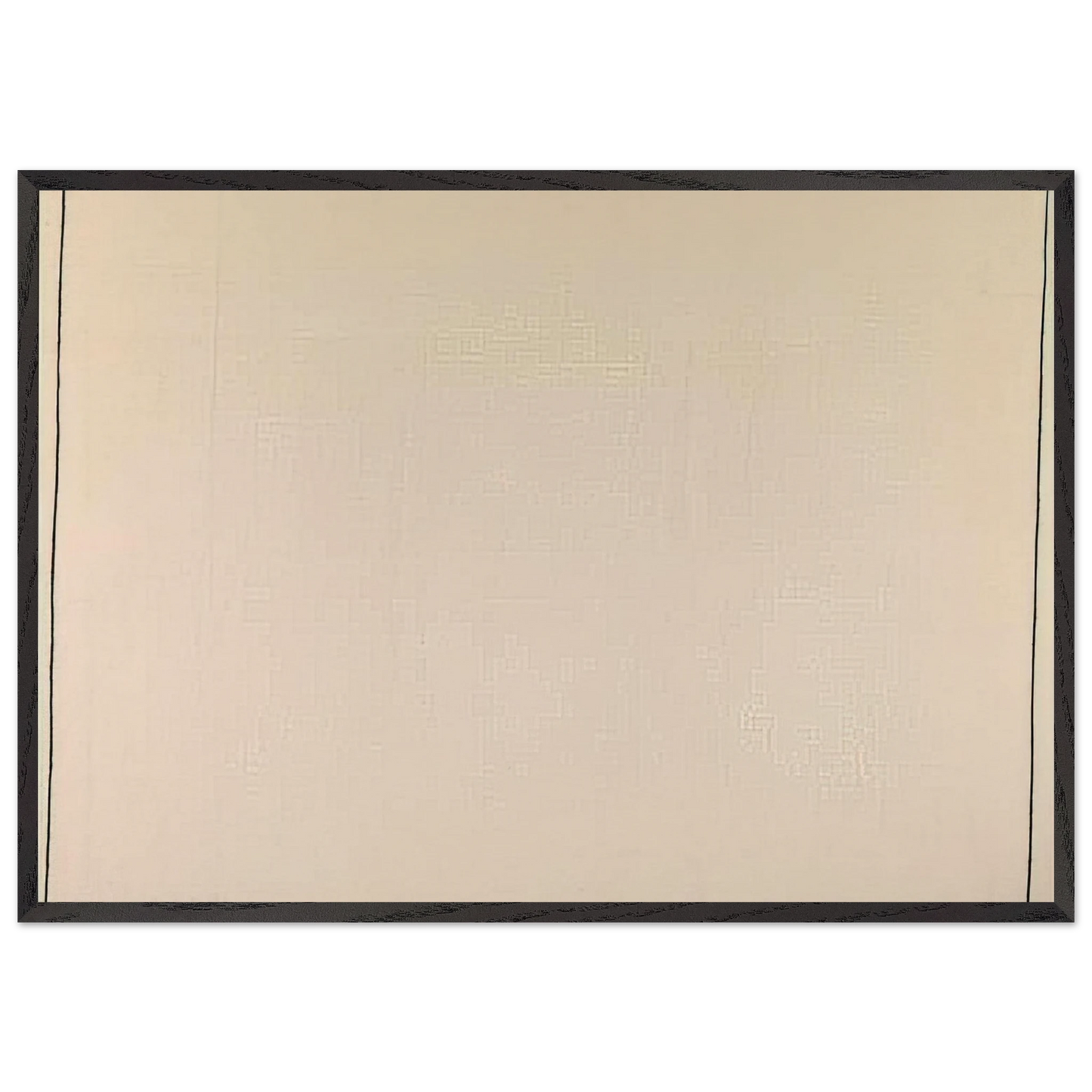 Nothing to be Afraid Of IV 15869 - 1969 - Bob Law 70x100 cm / 28x40 inches Framed Art Print – Black Wooden Frame