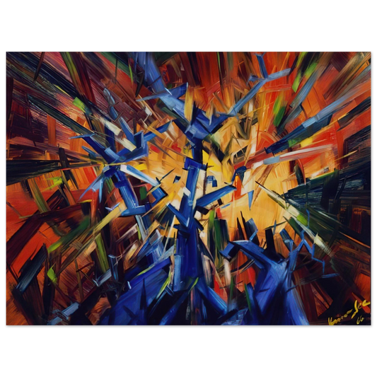Konrad Zuse - Untitled - 1966  75x100 cm / 30x40inches Fine Art Poster