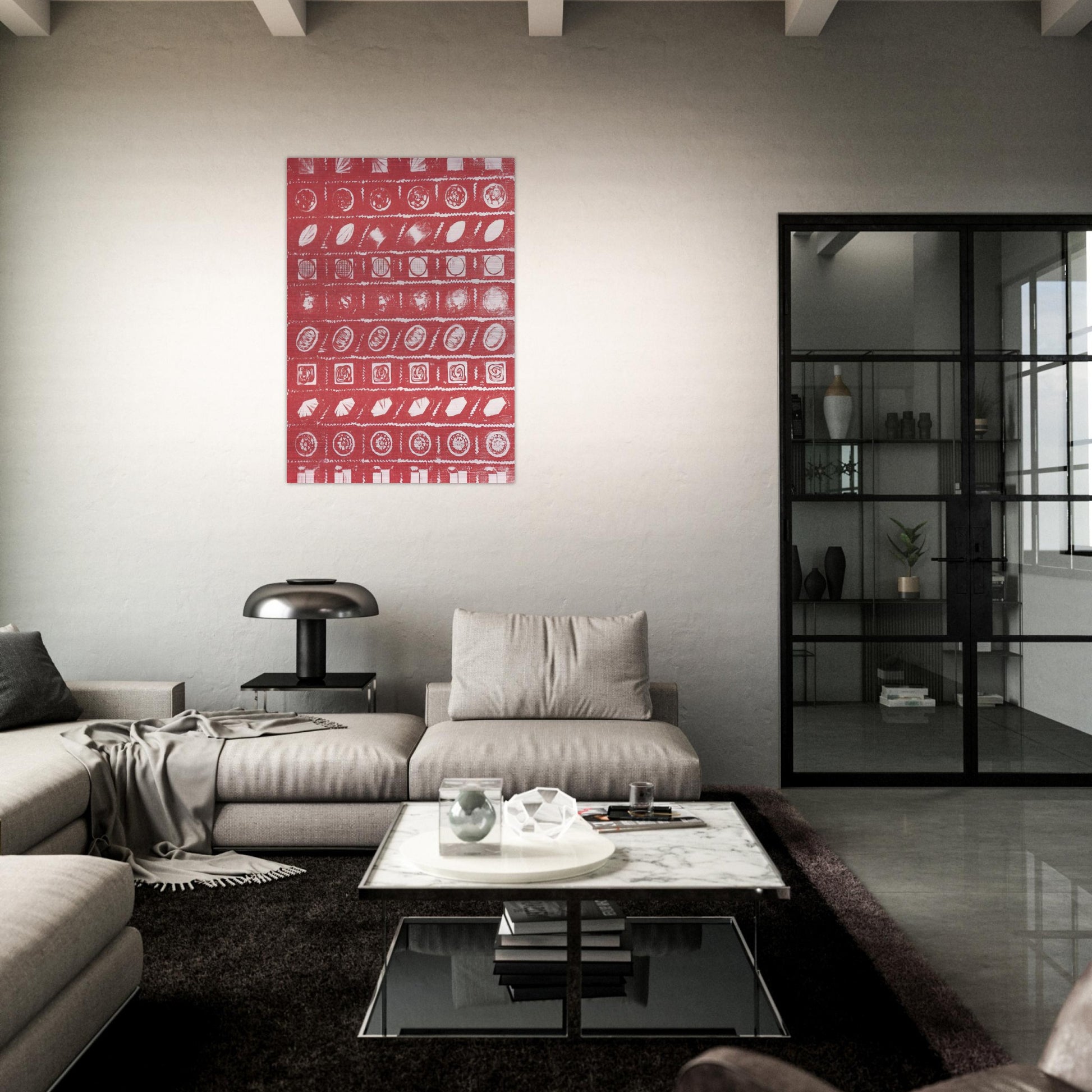 Candy Box - Andy Warhol Brushed Aluminum Print - 70x100 cm / 28x40 inches | Andy Warhol Aluminum Print | Andy Warhol Prints