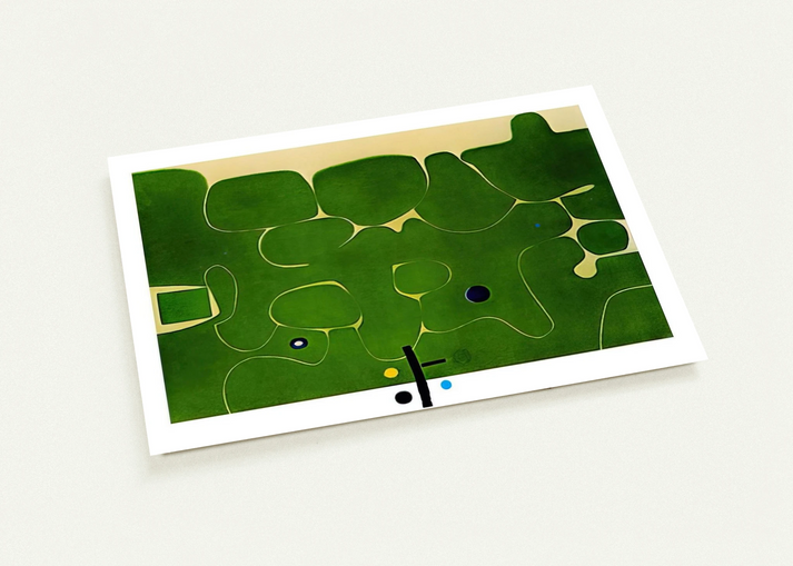 IL LABIRINTO DELLA PSICHE 1986 By Victor Pasmore Pack of 10 Post Cards | Victor Pasmore Post Cards | A6 (10.5 x 14.8 cm) - 4.1 x 5.8 inches