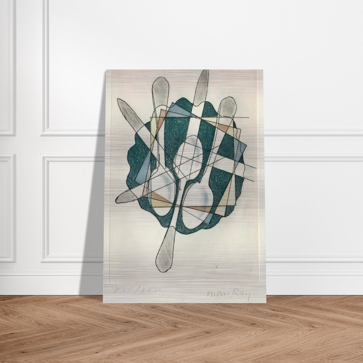 ELECTRO MAGIE - Man Ray Brushed Aluminum Print - 70x100 cm / 28x40 inches | Man Ray Aluminum Print | Man Ray Prints