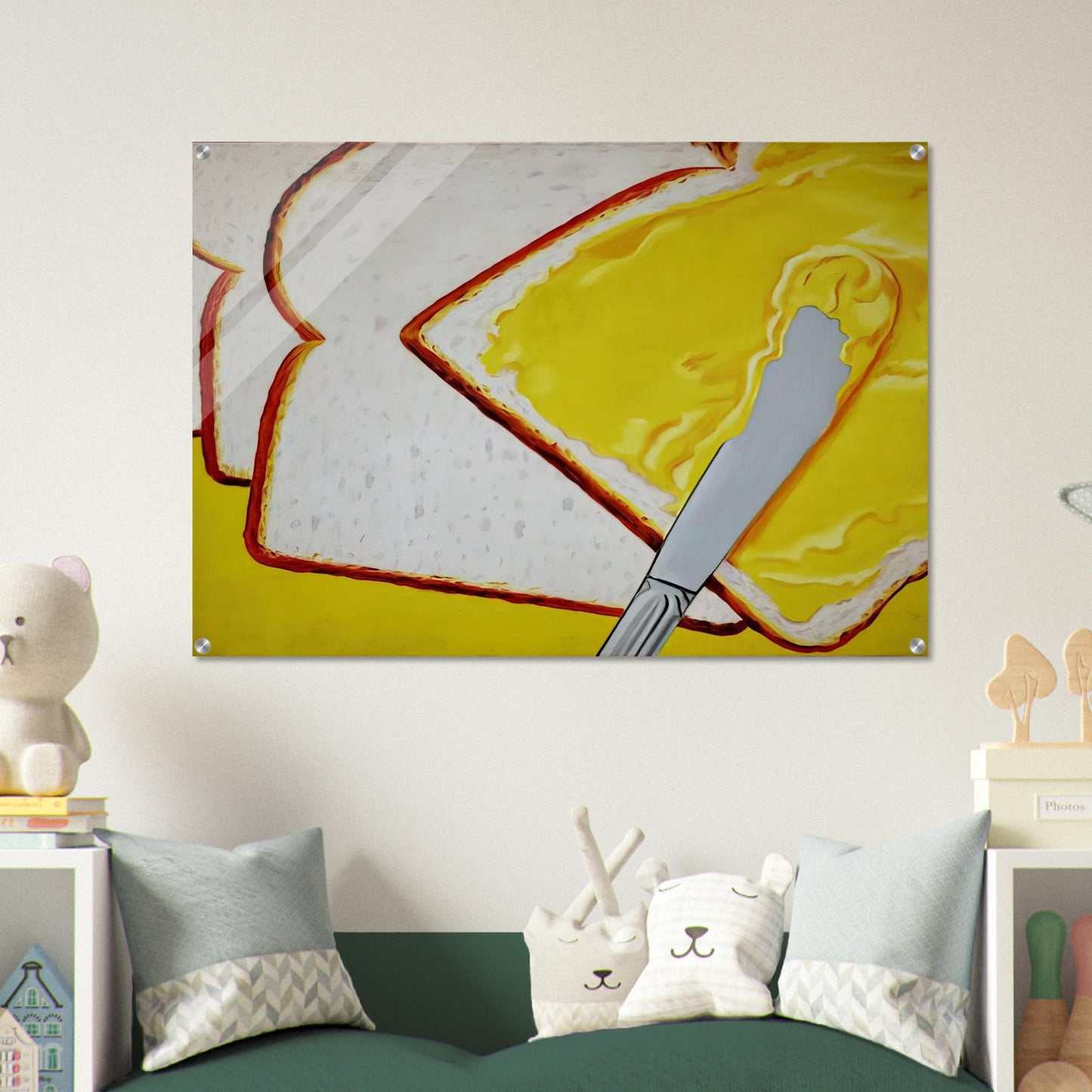 White Bread - James Rosenquist Acrylic Print - 70x100 cm / 28x40″ inches | James Rosenquist Wall Art | James Rosenquist Prints