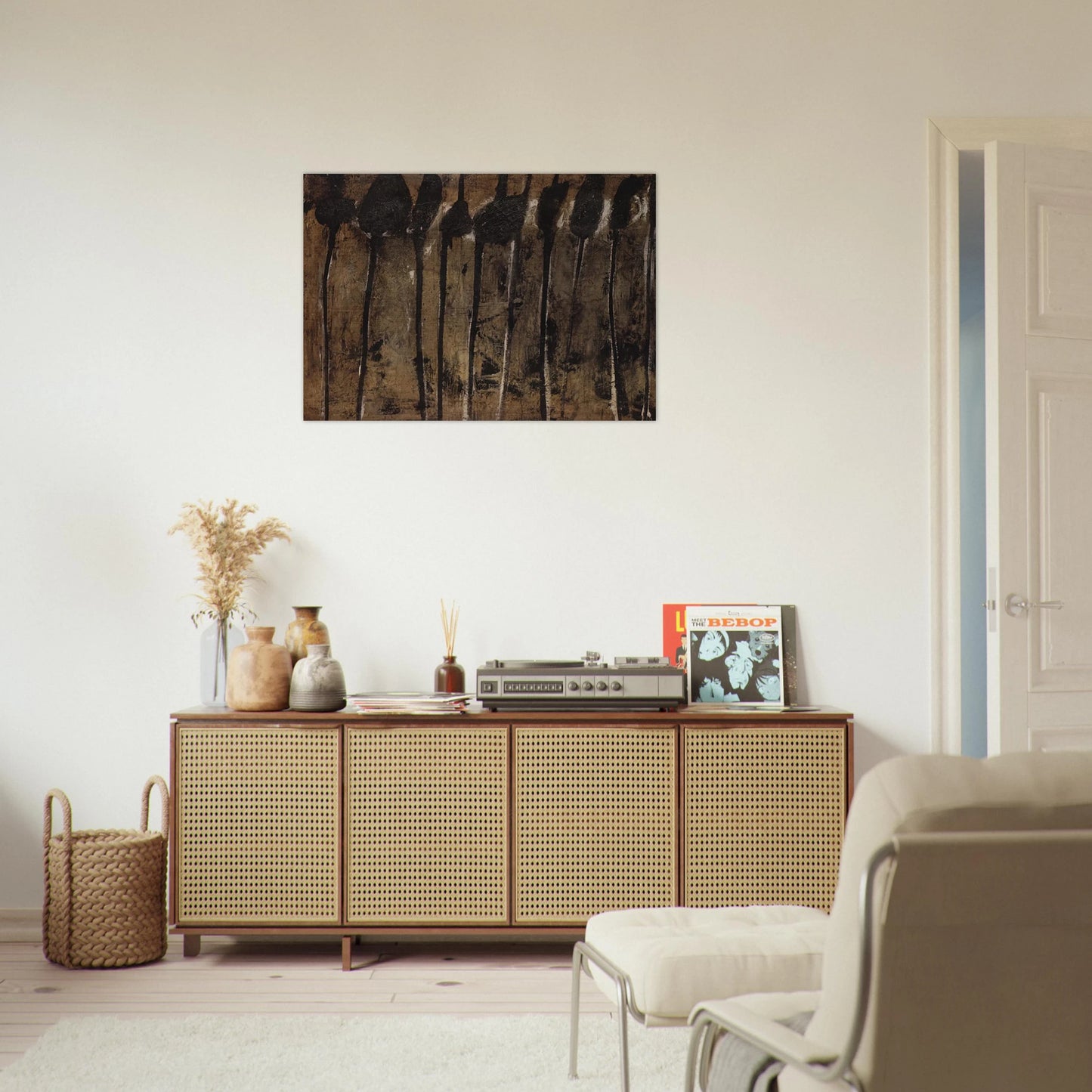 Solon I - Cy Twombly Brushed Aluminum Print - 70x100 cm / 28x40 inches | Cy Twombly Aluminum Print | Cy Twombly Prints