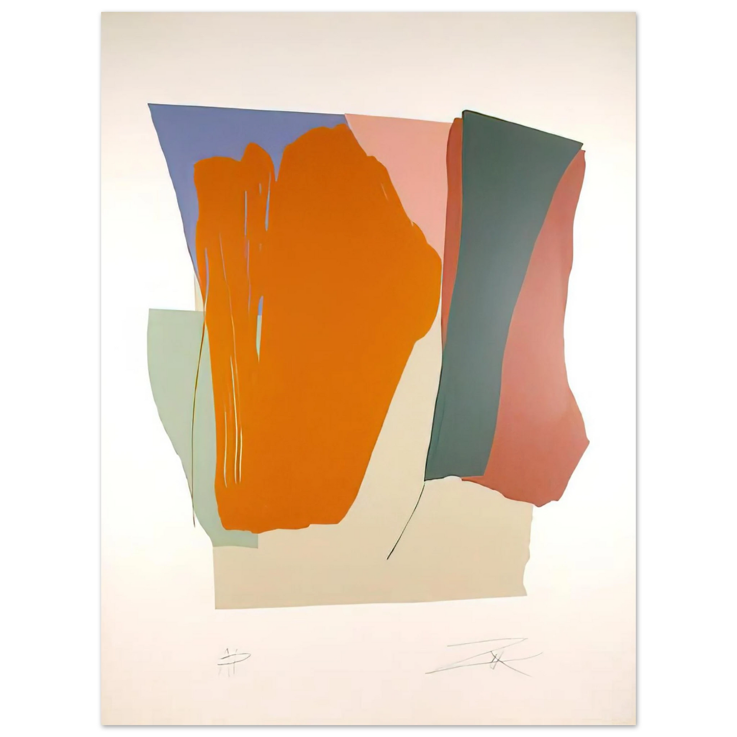 Larry Zox - Untitled 8 - 1979  75x100 cm / 30x40inches Fine Art Poster