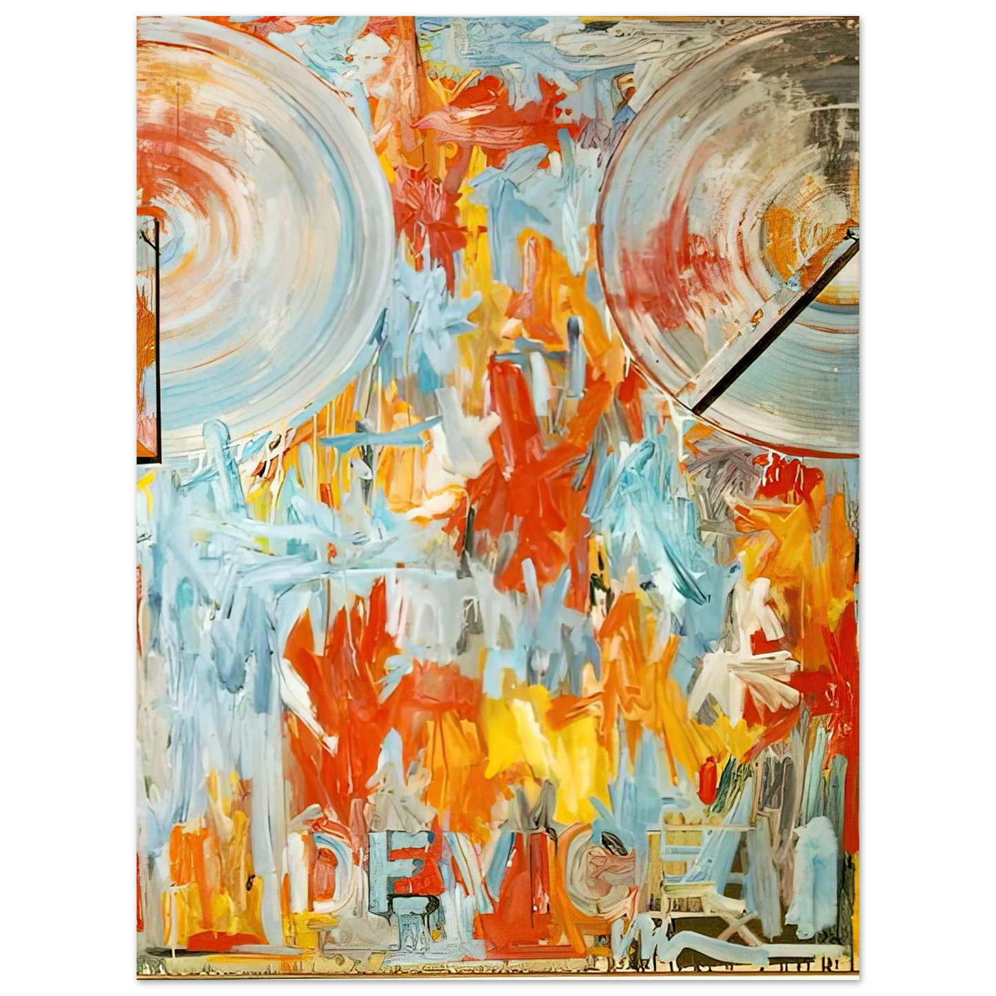 Jasper Johns - DEVICE  75x100 cm / 30x40inches Fine Art Poster