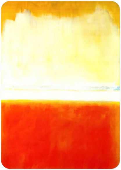 No.8 - 1952 By Mark Rothko Pack of 10 Post Cards | Mark Rothko Post Cards | A6 (10.5 x 14.8 cm) - 4.1 x 5.8 inches