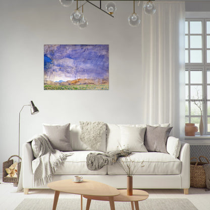 Thunderstorm on the Oregon Trail - Childe Hassam Brushed Aluminum Print - 70x100 cm / 28x40 inches | Childe Hassam Aluminum Print | Childe Hassam Prints