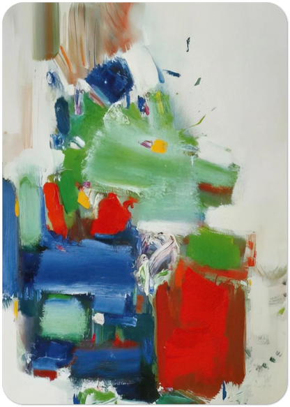 Art Like Love Is Dedication By Hans Hofmann Pack of 10 Post Cards | Hans Hofmann Post Cards | A6 (10.5 x 14.8 cm) - 4.1 x 5.8 inches
