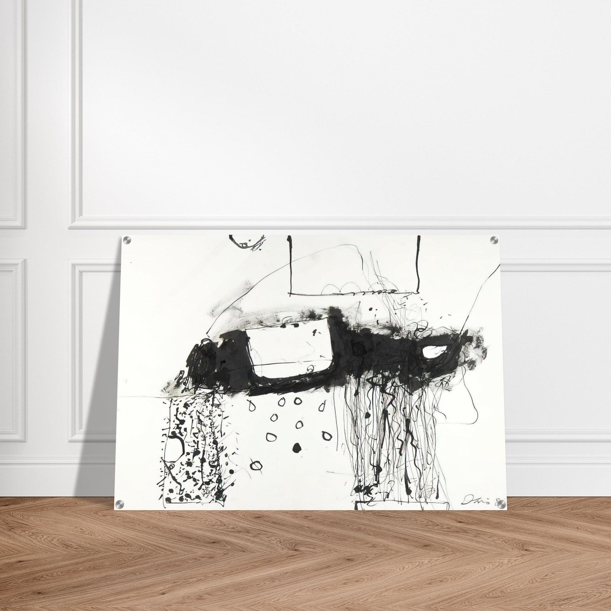 Boxcar - 1981 - Gene Davis Acrylic Print - 70x100 cm / 28x40″ inches