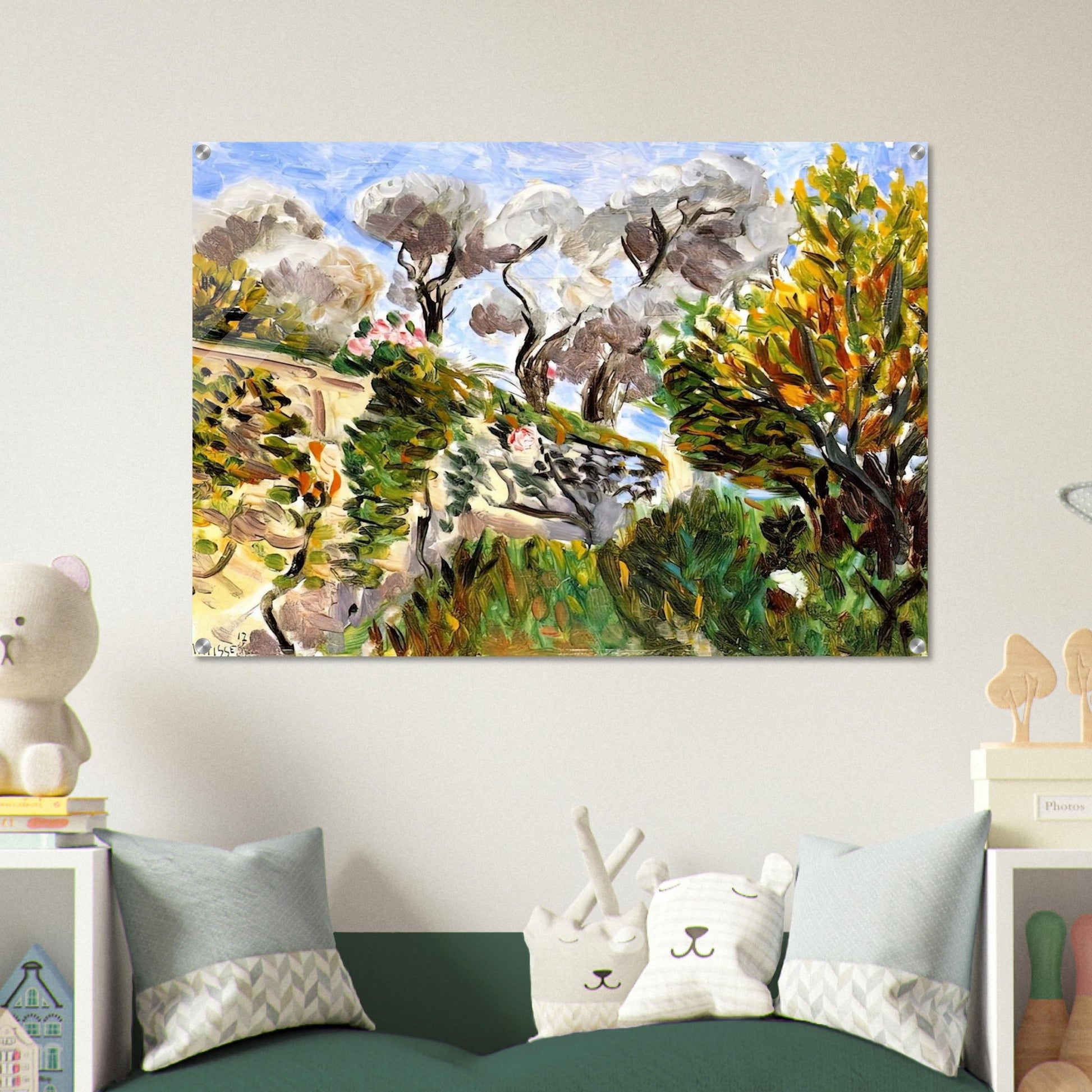 OLIVE TREES RENOIR S GARDEN IN CAGNES 1917 - Henri Matisse Acrylic Print - 70x100 cm / 28x40″ inches