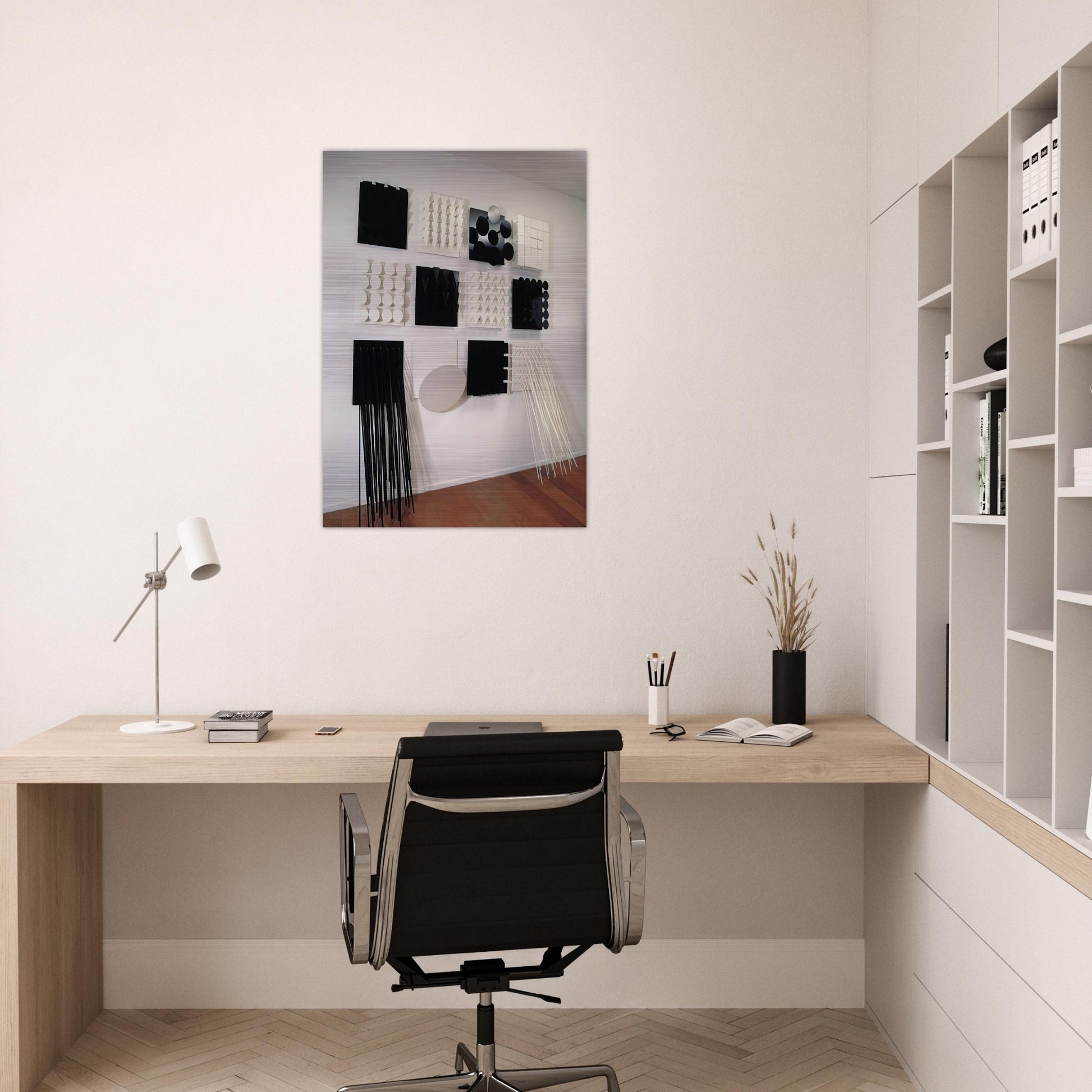 Amazonia Black and white - Neo-Concretism - Lygia Pape Brushed Aluminum Print - 70x100 cm / 28x40 inches | Lygia Pape Aluminum Print | Lygia Pape Prints