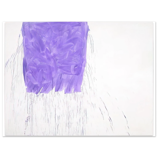 Michel Majerus - Violet - 1997  75x100 cm / 30x40inches Fine Art Poster