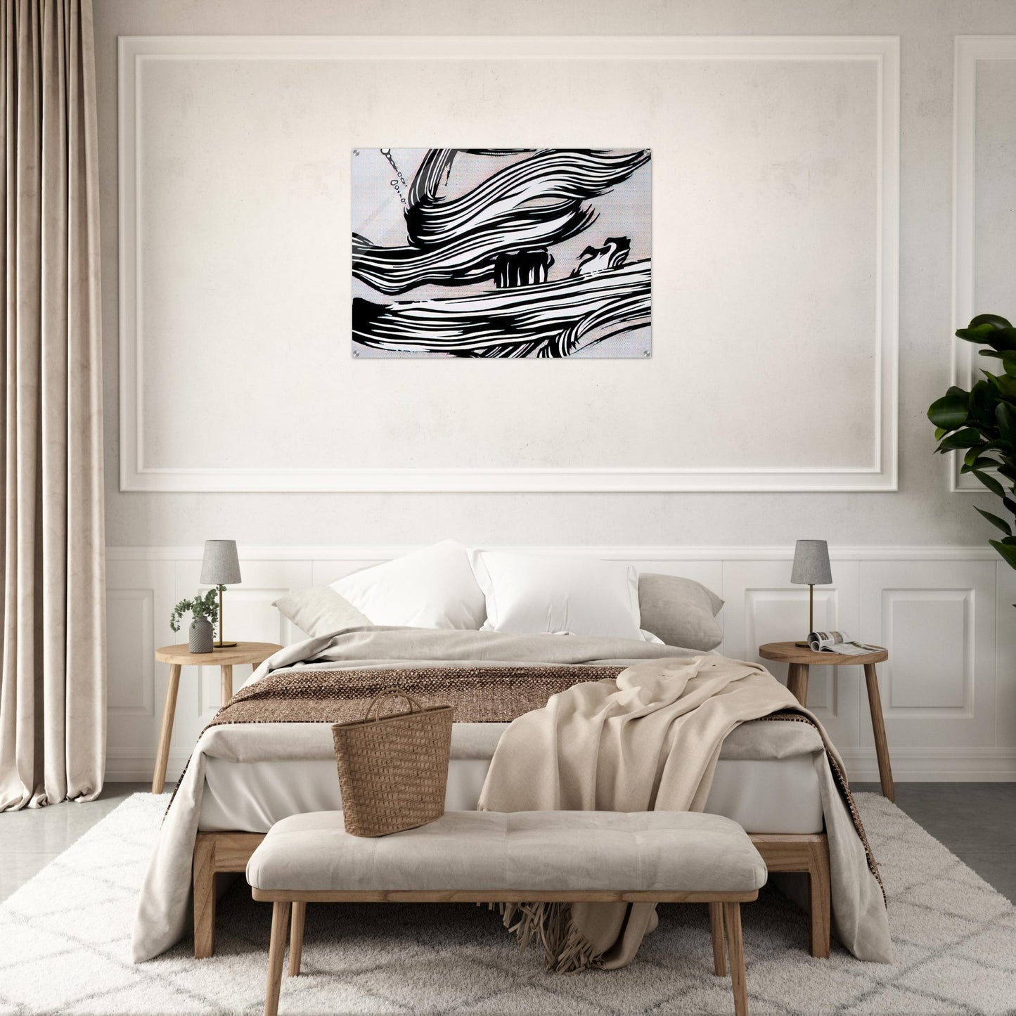 BRUSHSTROKES 1968 - Roy Lichtenstein Acrylic Print - 70x100 cm / 28x40″ inches