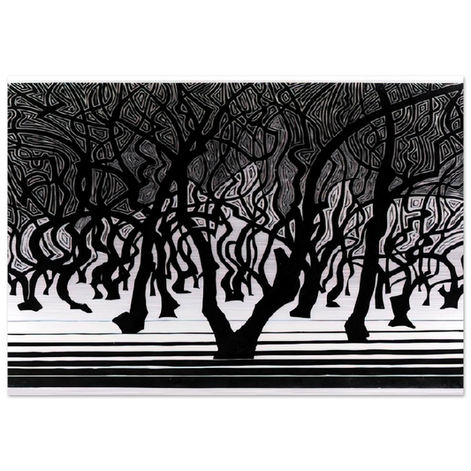 ESCHER (9) - MC Escher Brushed Aluminum Print - 70x100 cm / 28x40 inches | MC Escher Aluminum Print | MC Escher Prints