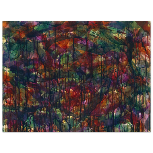 Norman Bluhm - Untitled - 1957  75x100 cm / 30x40inches Fine Art Poster