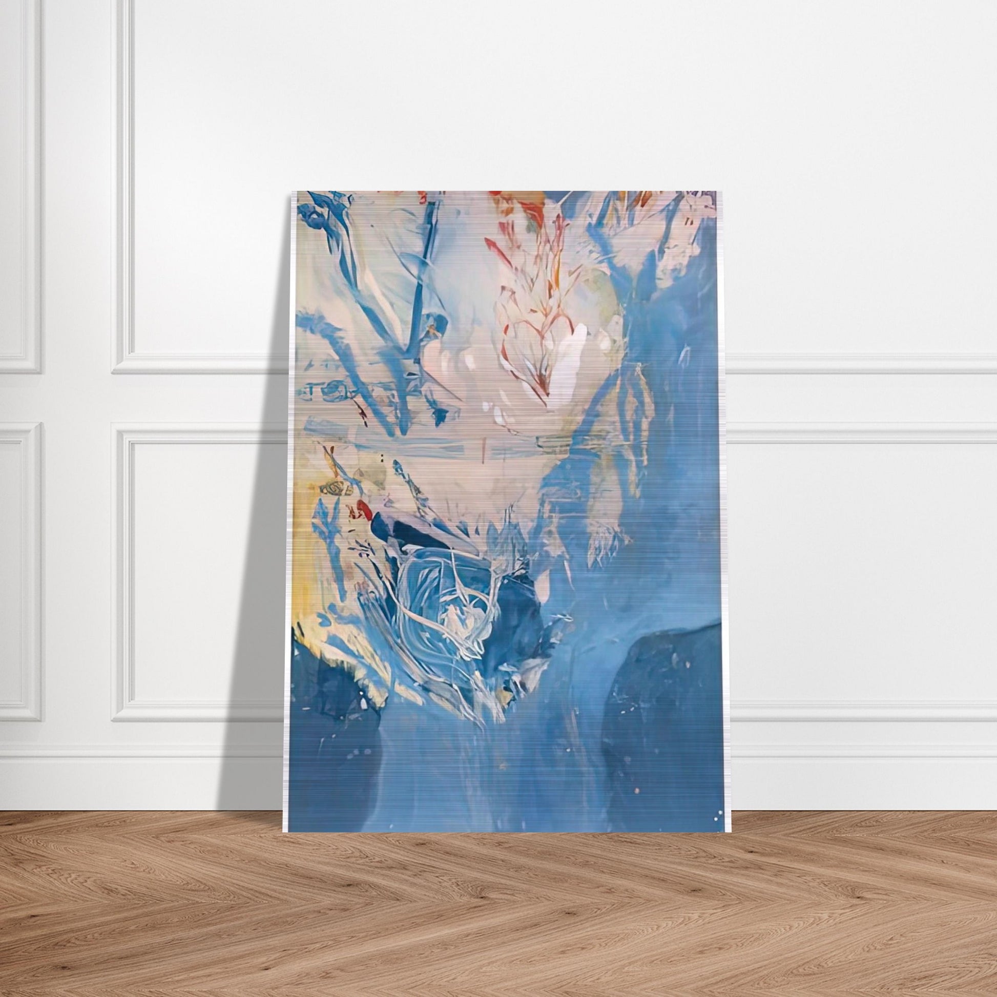 Blue Territory, 1955- - Helen Frankenthaler Brushed Aluminum Print - 70x100 cm / 28x40 inches | Helen Frankenthaler Aluminum Print | Helen Frankenthaler Prints