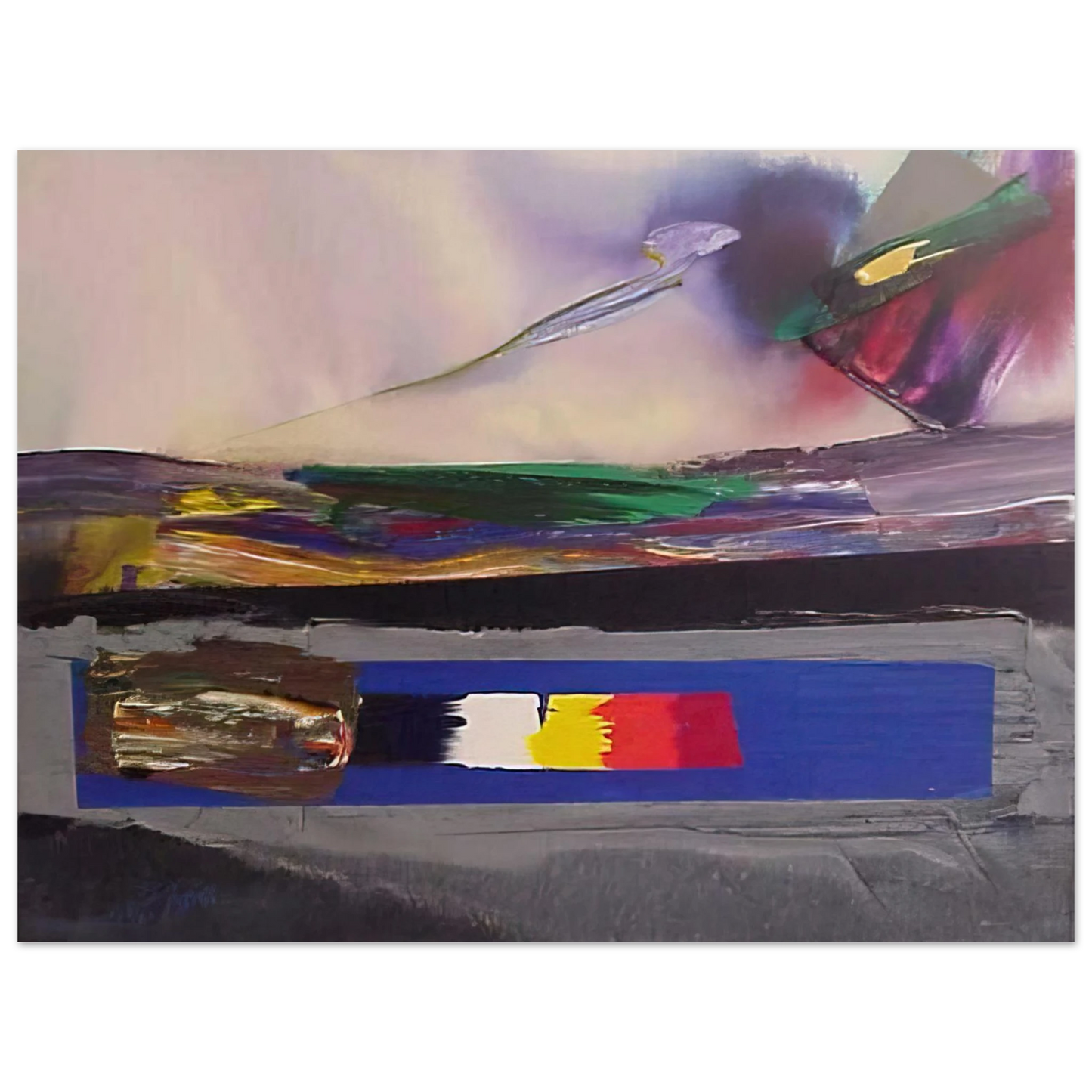 Paul Jenkins - Phenomena Prism Yield - 1986  75x100 cm / 30x40inches Fine Art Poster