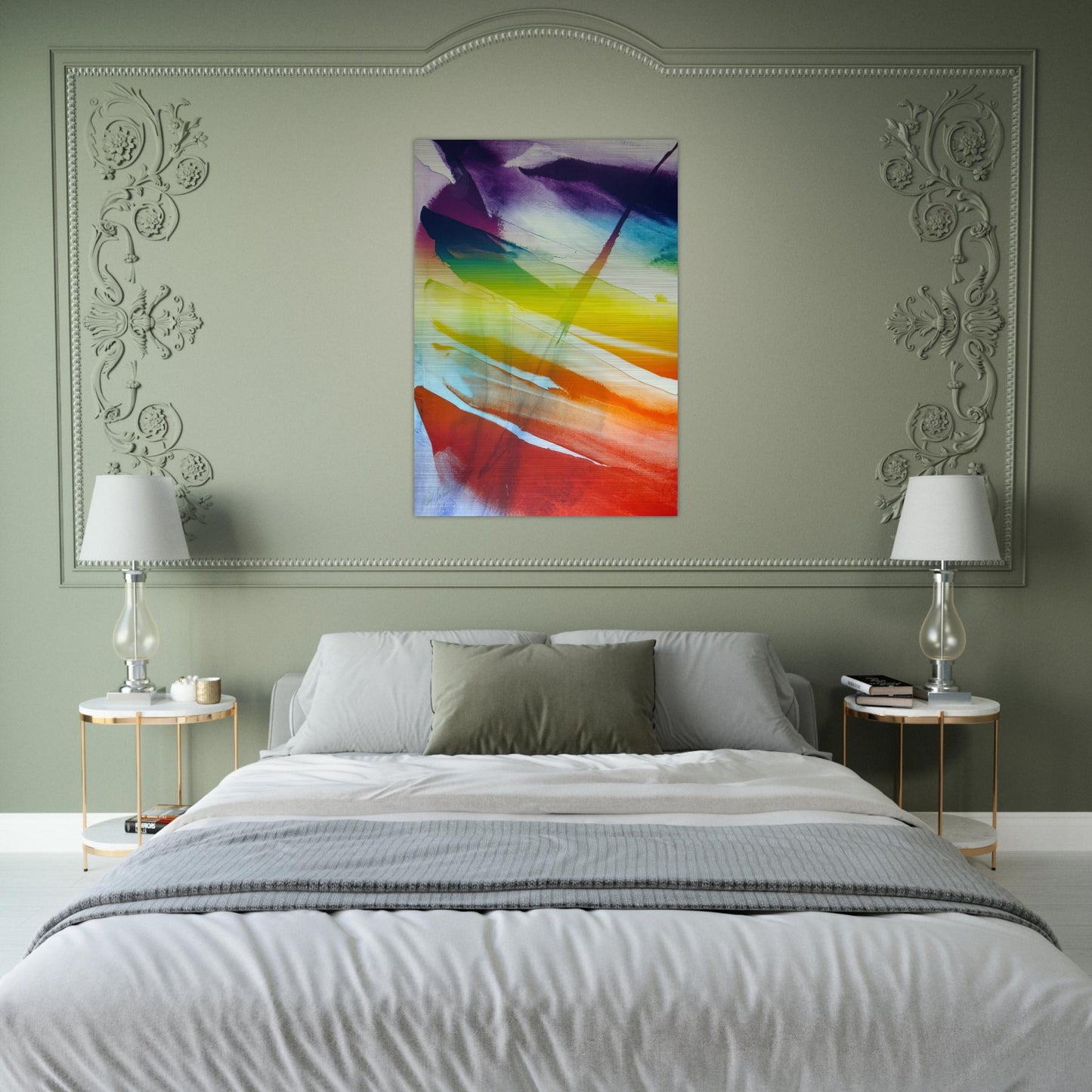 Phenomena Franklin s Kite - Paul Jenkins Brushed Aluminum Print - 70x100 cm / 28x40 inches | Paul Jenkins Aluminum Print | Paul Jenkins Prints