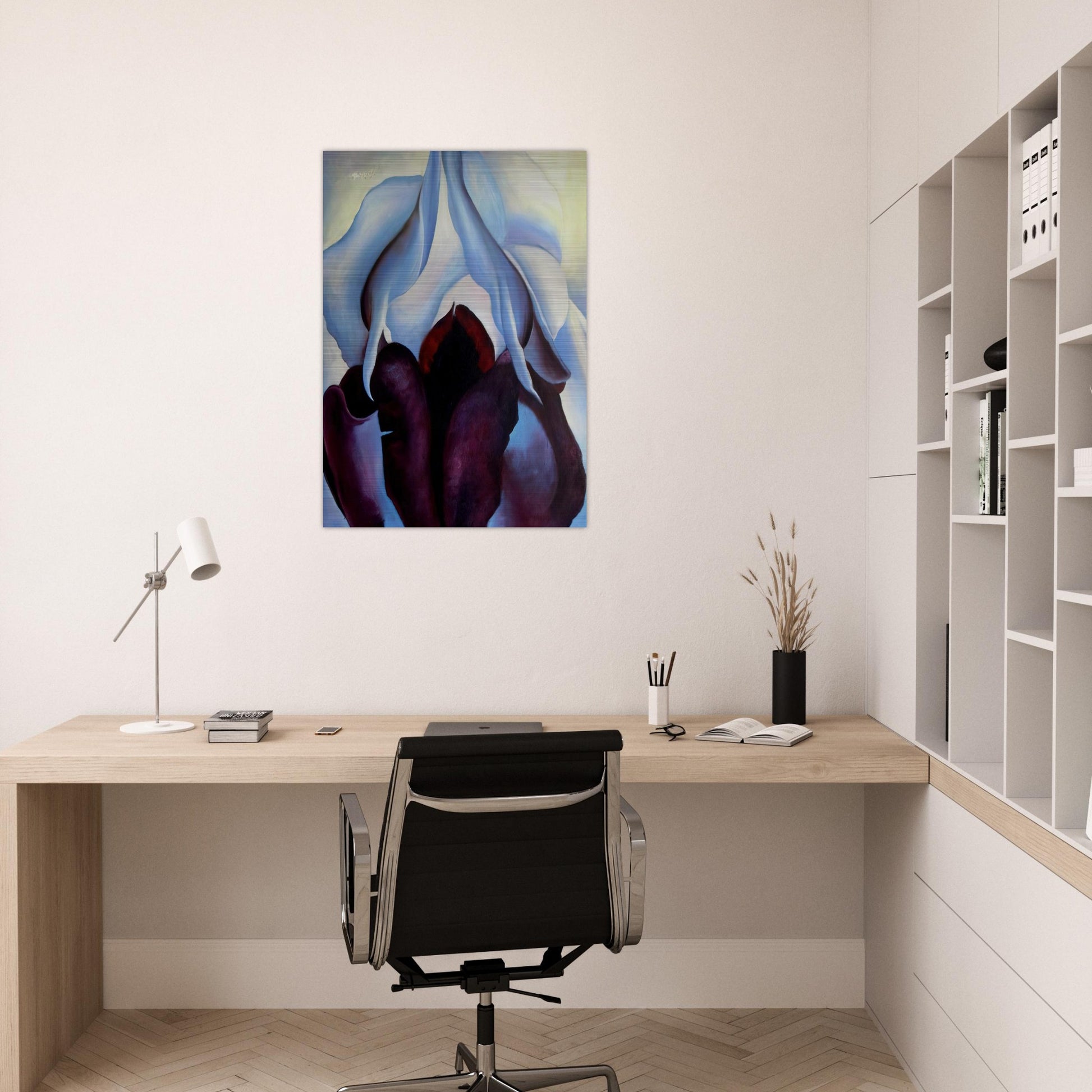 Flower of Life - Georgia O'Keeffe Brushed Aluminum Print - 70x100 cm / 28x40 inches | Georgia O'Keeffe Aluminum Print | Georgia O'Keeffe Prints