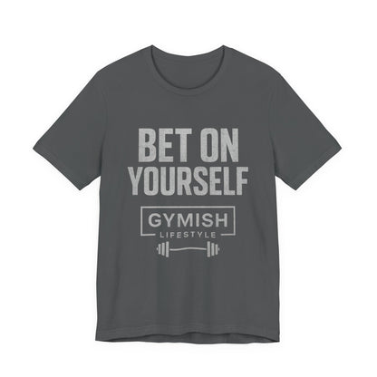 Fitness Tee Motivation - Gymish Mode de Vie Misez sur Vous T-shirts de Sport pour Hommes