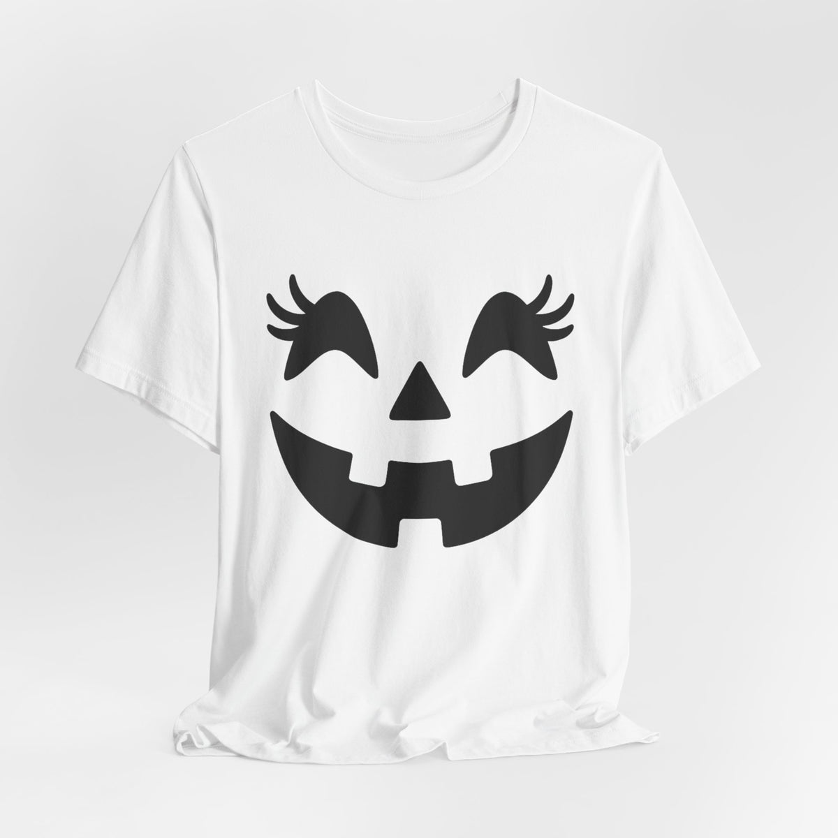 Masque de citrouille Jack O'Lantern Cils Halloween Femmes Filles T-Shirt