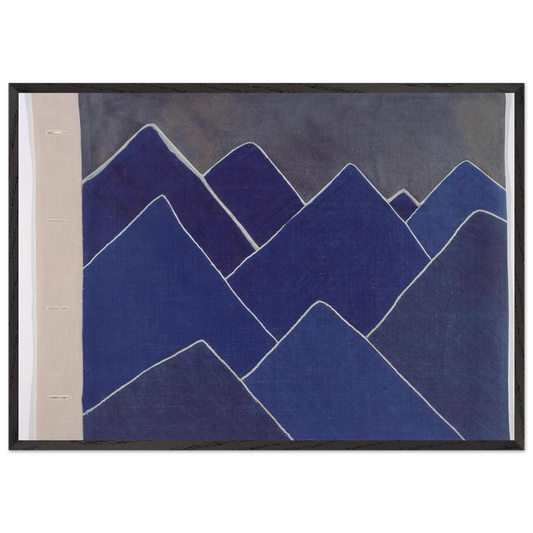 ODE TO THE BIEVRE 2007 - Louise Bourgeois 70x100 cm / 28x40 inches Framed Art Print – Black Wooden Frame